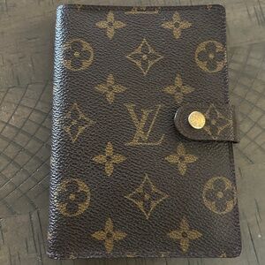 Louis Vuitton Tan and Brown Monogram Wallet